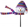 Tenna Tops Snowman Antenna Topper (Purple) / Desktop Bobble Buddy 